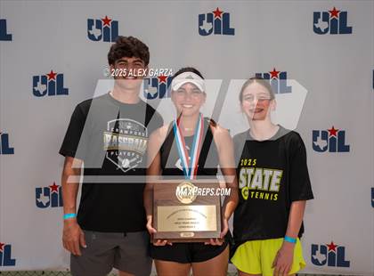 Thumbnail 3 in UIL Tennis 1A 2A Girls Finals (Awards) photogallery.