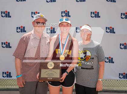 Thumbnail 1 in UIL Tennis 1A 2A Girls Finals (Awards) photogallery.