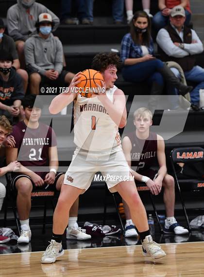 Thumbnail 2 in Perryville @ Lamar (AAA 3A District Playoff) photogallery.