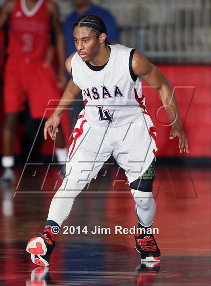 Thumbnail 1 in Dallas HSAA Blue vs. Wilson (Thanksgiving Hoopfest) photogallery.