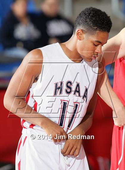 Thumbnail 3 in Dallas HSAA Blue vs. Wilson (Thanksgiving Hoopfest) photogallery.