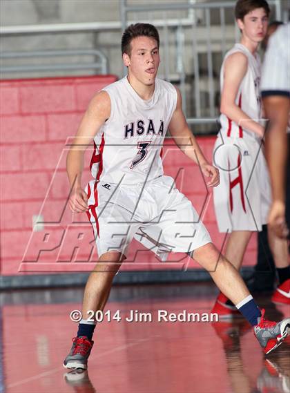 Thumbnail 2 in Dallas HSAA Blue vs. Wilson (Thanksgiving Hoopfest) photogallery.