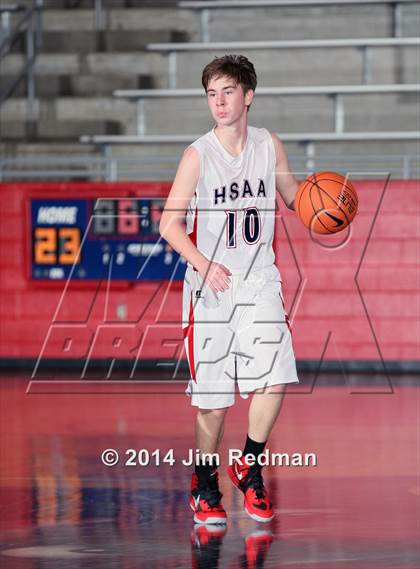 Thumbnail 3 in Dallas HSAA Blue vs. Wilson (Thanksgiving Hoopfest) photogallery.