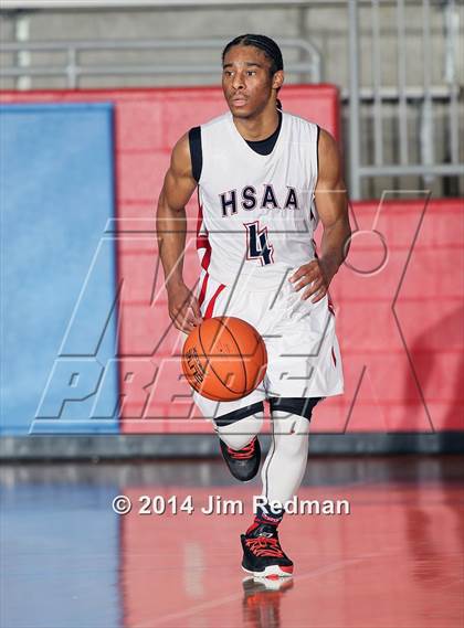 Thumbnail 1 in Dallas HSAA Blue vs. Wilson (Thanksgiving Hoopfest) photogallery.