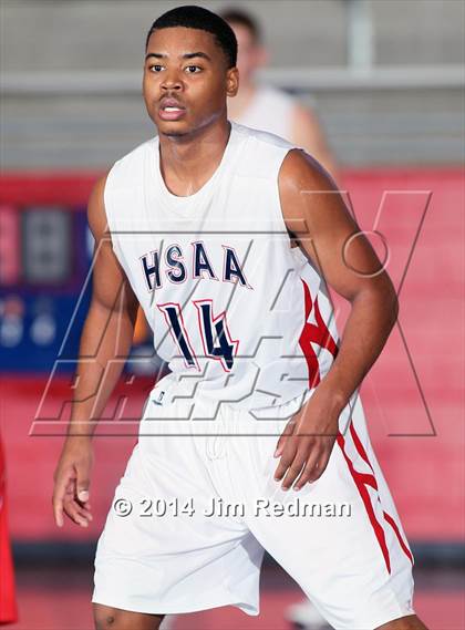 Thumbnail 1 in Dallas HSAA Blue vs. Wilson (Thanksgiving Hoopfest) photogallery.