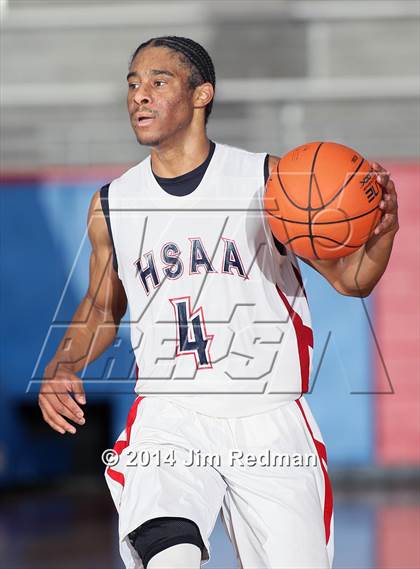 Thumbnail 2 in Dallas HSAA Blue vs. Wilson (Thanksgiving Hoopfest) photogallery.