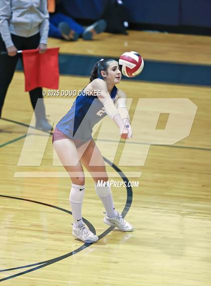 Thumbnail 3 in Memorial vs. Tompkins (UIL 6A D2 Girls Volleyball  Area) photogallery.