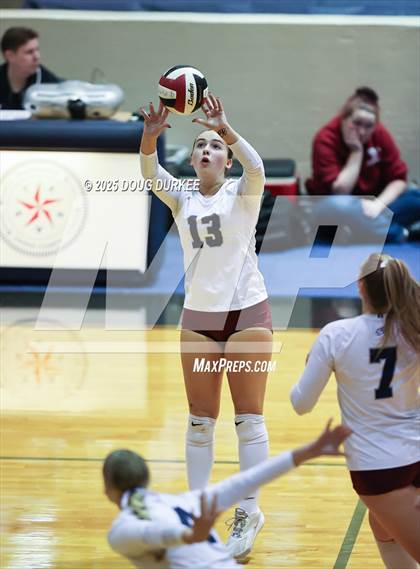 Thumbnail 2 in Memorial vs. Tompkins (UIL Volleyball 6A D2 Area) photogallery.