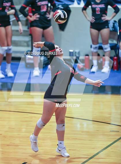Thumbnail 2 in Memorial vs. Tompkins (UIL Volleyball 6A D2 Area) photogallery.