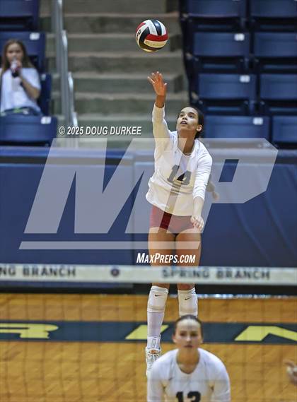 Thumbnail 2 in Memorial vs. Tompkins (UIL 6A D2 Girls Volleyball  Area) photogallery.