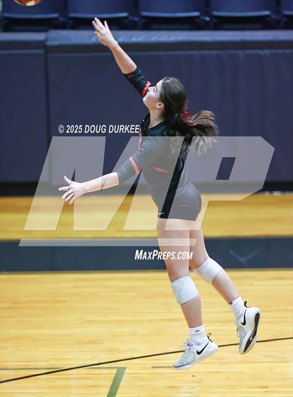 Thumbnail 2 in Memorial vs. Tompkins (UIL Volleyball 6A D2 Area) photogallery.
