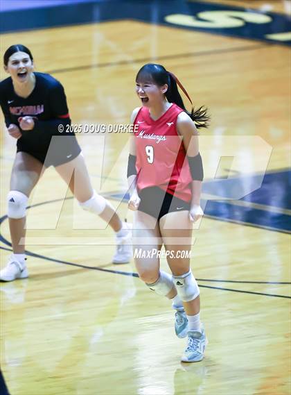 Thumbnail 1 in Memorial vs. Tompkins (UIL 6A D2 Girls Volleyball  Area) photogallery.