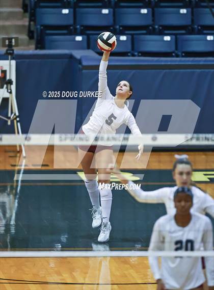 Thumbnail 3 in Memorial vs. Tompkins (UIL 6A D2 Girls Volleyball  Area) photogallery.