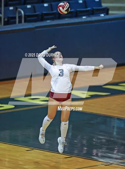 Thumbnail 3 in Memorial vs. Tompkins (UIL 6A D2 Girls Volleyball  Area) photogallery.