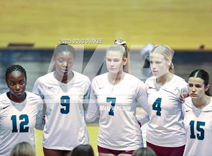 Thumbnail 2 in Memorial vs. Tompkins (UIL 6A D2 Girls Volleyball  Area) photogallery.