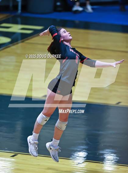 Thumbnail 1 in Memorial vs. Tompkins (UIL 6A D2 Girls Volleyball  Area) photogallery.