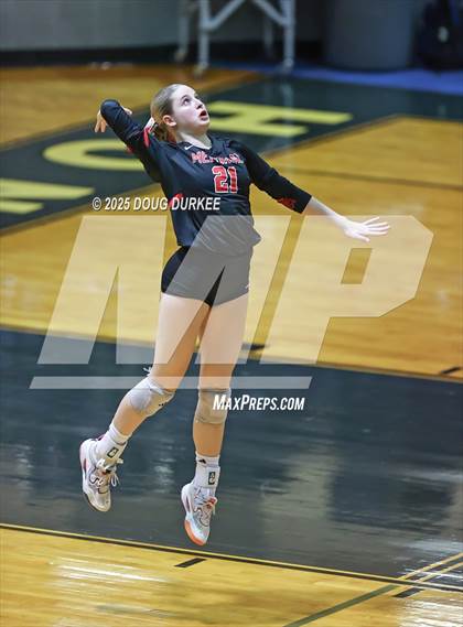 Thumbnail 2 in Memorial vs. Tompkins (UIL Volleyball 6A D2 Area) photogallery.