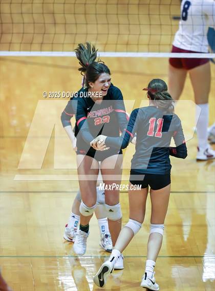 Thumbnail 3 in Memorial vs. Tompkins (UIL Volleyball 6A D2 Area) photogallery.