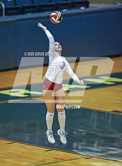 Thumbnail 2 in Memorial vs. Tompkins (UIL 6A D2 Girls Volleyball  Area) photogallery.