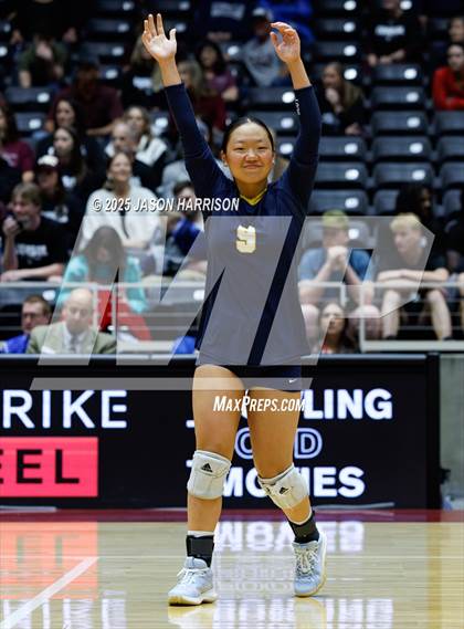 Thumbnail 3 in A&M Consolidated vs. Dallas Highland Park (UIL 5A D2 Volleyball Final) photogallery.