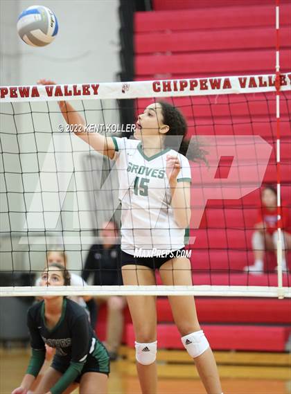 Thumbnail 2 in Cousino vs Groves (Chippewa Valley Tournament) photogallery.