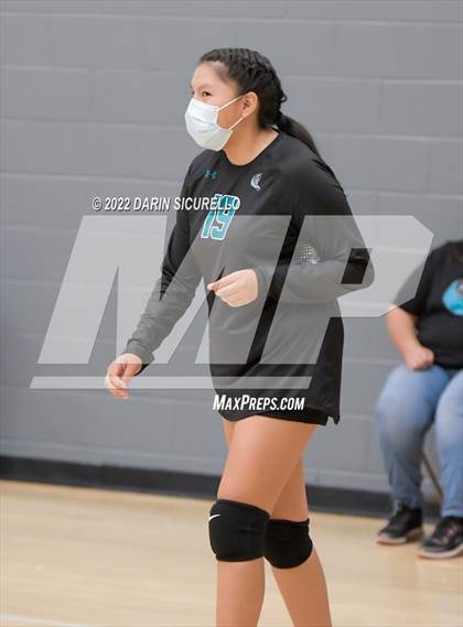Thumbnail 1 in Greyhills Academy vs  San Miguel (Epic Tourneys Volleyball Invite) photogallery.