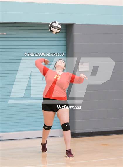 Thumbnail 3 in Greyhills Academy vs  San Miguel (Epic Tourneys Volleyball Invite) photogallery.