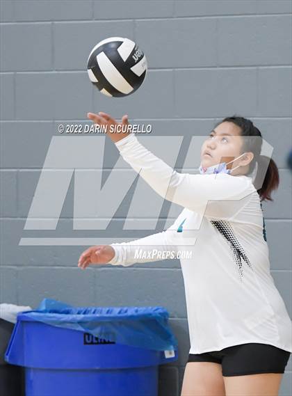 Thumbnail 2 in Greyhills Academy vs  San Miguel (Epic Tourneys Volleyball Invite) photogallery.