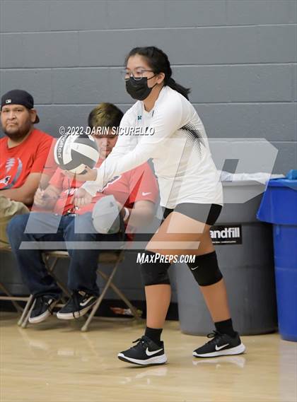 Thumbnail 2 in Greyhills Academy vs  San Miguel (Epic Tourneys Volleyball Invite) photogallery.