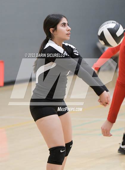 Thumbnail 2 in Greyhills Academy vs  San Miguel (Epic Tourneys Volleyball Invite) photogallery.