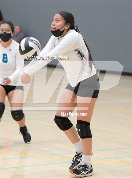 Thumbnail 3 in Greyhills Academy vs  San Miguel (Epic Tourneys Volleyball Invite) photogallery.