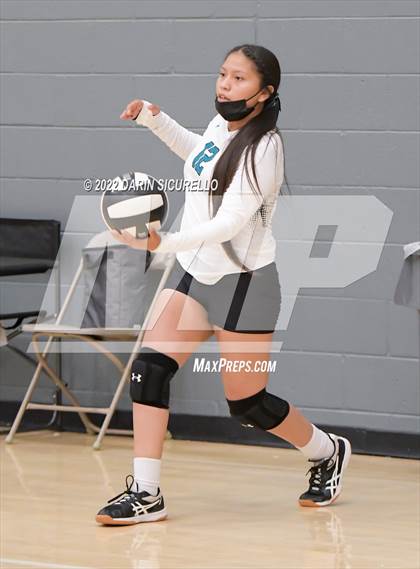Thumbnail 3 in Greyhills Academy vs  San Miguel (Epic Tourneys Volleyball Invite) photogallery.