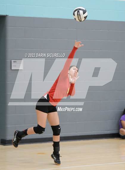 Thumbnail 1 in Greyhills Academy vs  San Miguel (Epic Tourneys Volleyball Invite) photogallery.