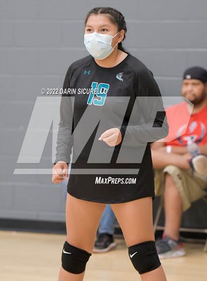 Thumbnail 1 in Greyhills Academy vs  San Miguel (Epic Tourneys Volleyball Invite) photogallery.