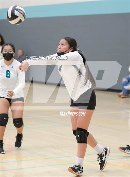 Thumbnail 1 in Greyhills Academy vs  San Miguel (Epic Tourneys Volleyball Invite) photogallery.