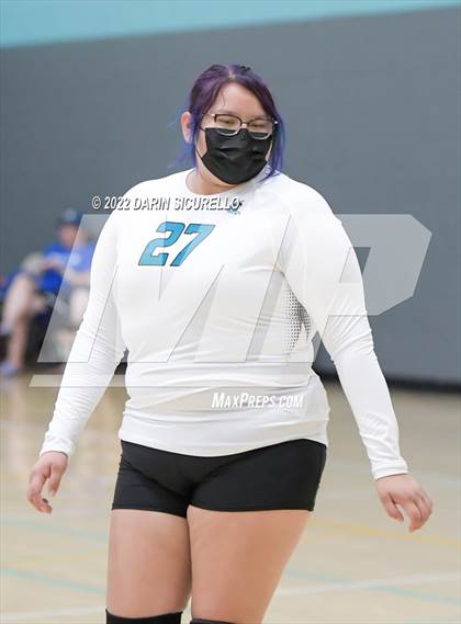 Thumbnail 3 in Greyhills Academy vs  San Miguel (Epic Tourneys Volleyball Invite) photogallery.