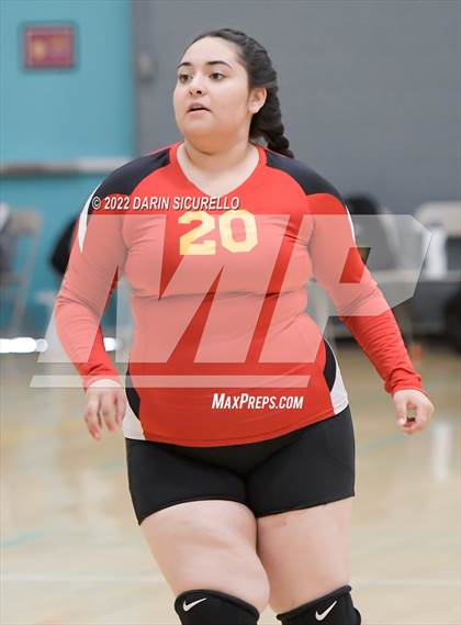 Thumbnail 3 in Greyhills Academy vs  San Miguel (Epic Tourneys Volleyball Invite) photogallery.