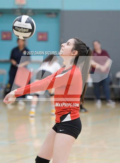 Thumbnail 1 in Greyhills Academy vs  San Miguel (Epic Tourneys Volleyball Invite) photogallery.