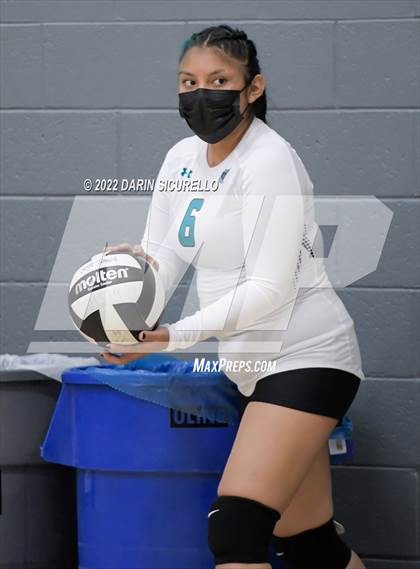 Thumbnail 1 in Greyhills Academy vs  San Miguel (Epic Tourneys Volleyball Invite) photogallery.