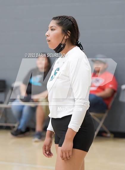 Thumbnail 2 in Greyhills Academy vs  San Miguel (Epic Tourneys Volleyball Invite) photogallery.