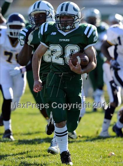 Thumbnail 1 in Mt. St. Michael @ Holy Trinity (CHSFL Class AAA Quarterfinal) photogallery.