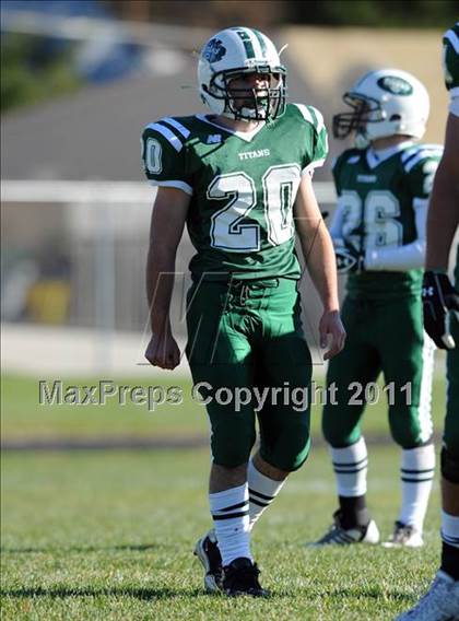 Thumbnail 3 in Mt. St. Michael @ Holy Trinity (CHSFL Class AAA Quarterfinal) photogallery.