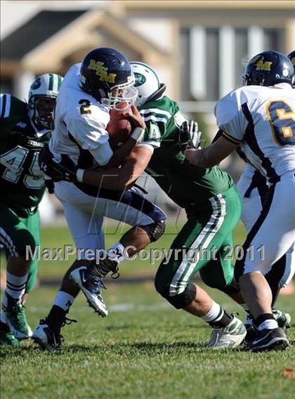 Thumbnail 3 in Mt. St. Michael @ Holy Trinity (CHSFL Class AAA Quarterfinal) photogallery.