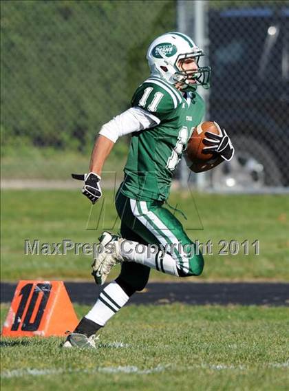 Thumbnail 2 in Mt. St. Michael @ Holy Trinity (CHSFL Class AAA Quarterfinal) photogallery.