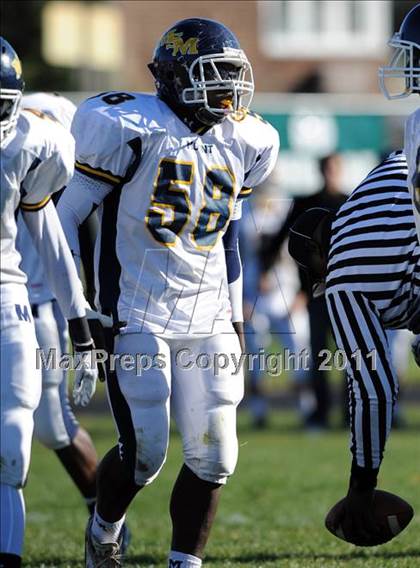 Thumbnail 3 in Mt. St. Michael @ Holy Trinity (CHSFL Class AAA Quarterfinal) photogallery.