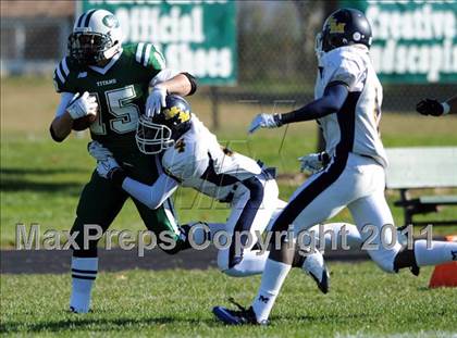 Thumbnail 1 in Mt. St. Michael @ Holy Trinity (CHSFL Class AAA Quarterfinal) photogallery.
