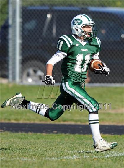 Thumbnail 3 in Mt. St. Michael @ Holy Trinity (CHSFL Class AAA Quarterfinal) photogallery.