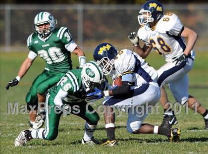 Thumbnail 2 in Mt. St. Michael @ Holy Trinity (CHSFL Class AAA Quarterfinal) photogallery.