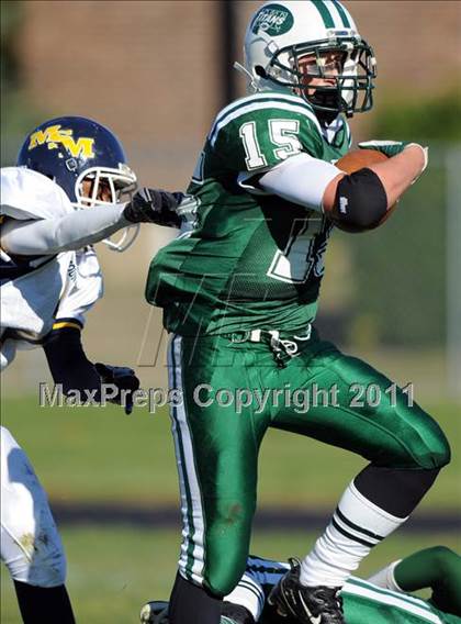Thumbnail 1 in Mt. St. Michael @ Holy Trinity (CHSFL Class AAA Quarterfinal) photogallery.
