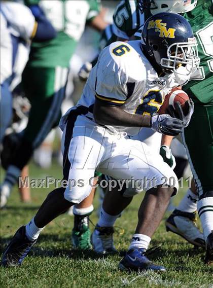 Thumbnail 2 in Mt. St. Michael @ Holy Trinity (CHSFL Class AAA Quarterfinal) photogallery.
